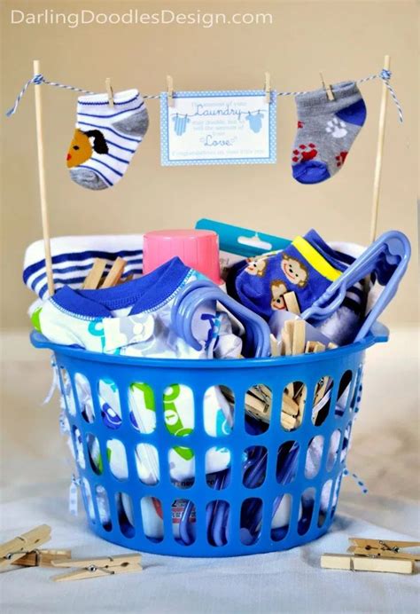 Loads Of Love And Laundry Darling Doodles Baby Shower Baskets