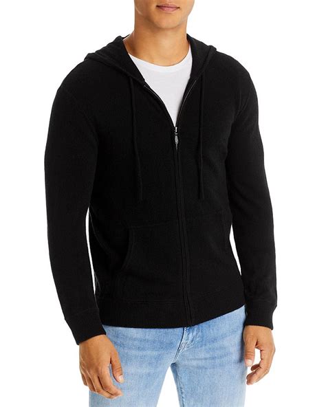 The Mens Store At Bloomingdales Cashmere Zip Front Hoodie