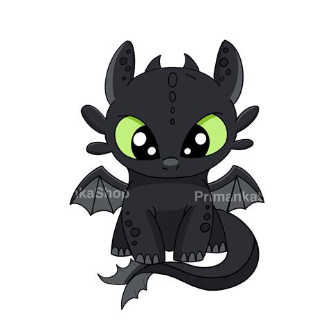 Png Toothless And Light Fury How To Train Your Dragon Etsy Baby