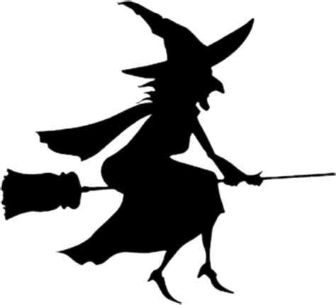 Witchcraft Witch Flying Image Silhouette Halloween Silhouette Png