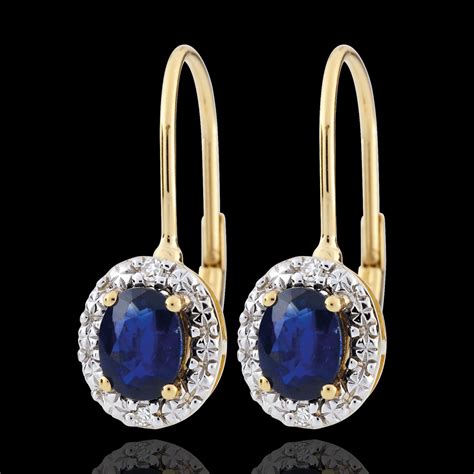 Maybe you would like to learn more about one of these? Boucles d'oreilles Apolline - saphirs - or blanc et or ...