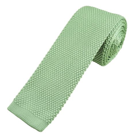 Plain Sage Green Mens Knitted Tie From Ties Planet Uk