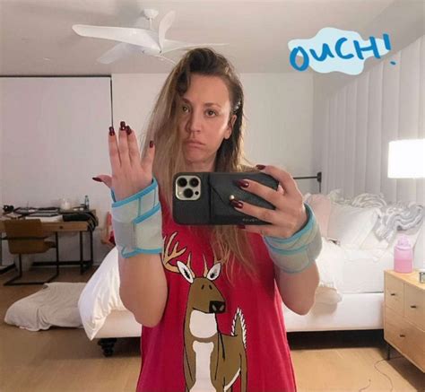 Kaley Cuoco Reveals She Has Mommy Wrist What It Is And How Its