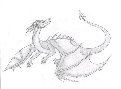Dragon Flying Drawing