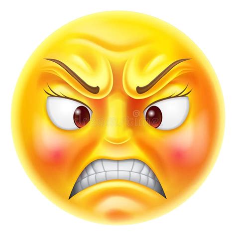 Angry Emoticon Emoji Stock Vector Illustration Of Emojis 58249066