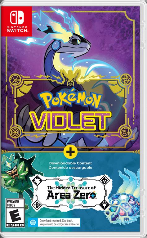 Pokemon Violet And The Hidden Treasure Of Area Zero Dlc Bundle Nintendo Switch Nintendo
