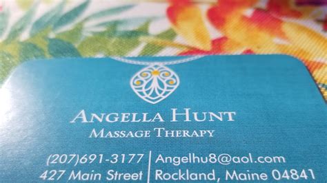 Angella Hunt Lmt Massage Therapist In Rockland