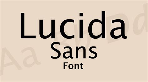 The Lucida Sans Font Free Donwload Free Fonts Vault
