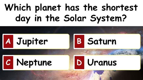 Solar System Quiz Part 410 12 Questions Space Quiz Astronomy