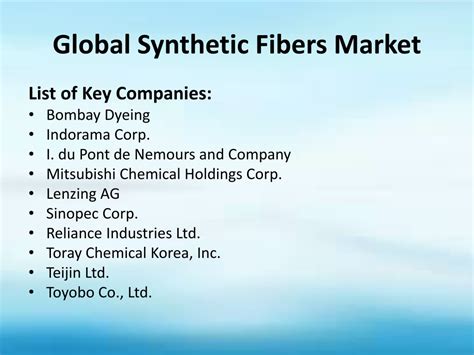 Ppt Global Synthetic Fibers Market Powerpoint Presentation Free