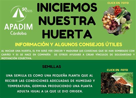 Un Folleto Interactivo Y Accesible Para Nuestro Proyecto De Huerta Apadim Córdoba