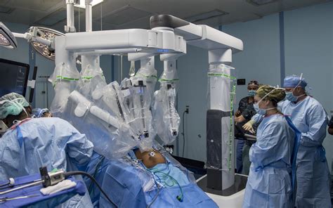 First Robot Assisted Surgery Onboard Usns Mercy Multinational Surgeons