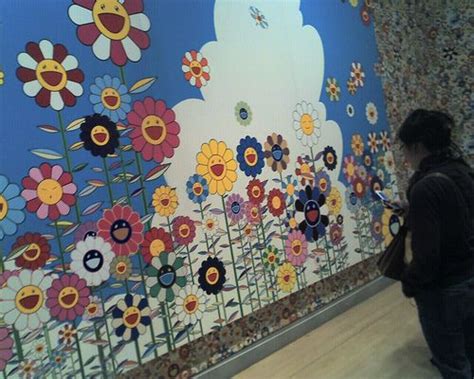 He works in fine arts media (such as painting and sculpture) as well as commercial media (such as fashion, merchandise, and animation) and is known for blurring the line between high and low arts. Ankle-2-leg #murakami #flowers #superflat #tattoo ...