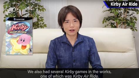 Masahiro Sakurai Uses Kirby To Ask Drifting Is Fun What Makes It Better