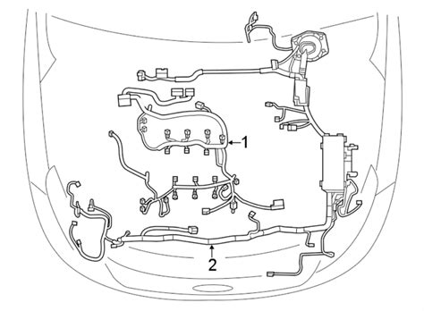 Ford Explorer Engine Compartment Wiring Harness 35 Liter