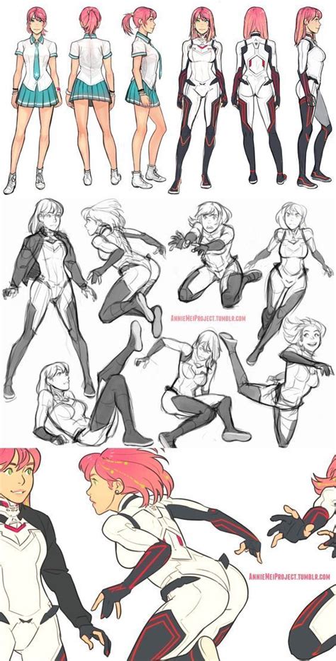 Dynamic Pose Reference Character Design References Drawing Reference