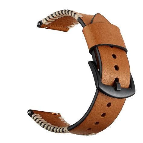 20mm Universal Smart Watch Band Watch Strap Leather Sport Replacement