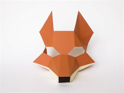 Kids Fox Mask Diy Paper Mask Template Lapa Studios