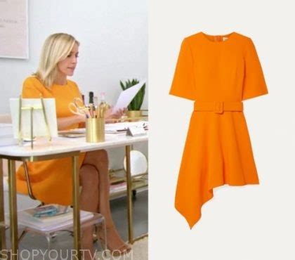Very Cavallari Season 3 Episode 1 Kristin S Orange Belted Dress Shop
