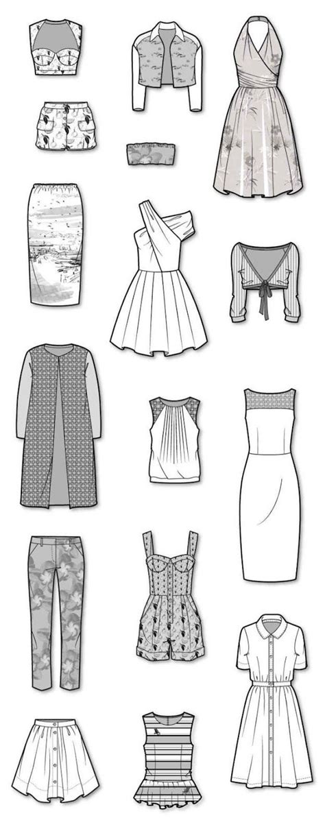 Flat Technical Fashion Drawings Fashion Design Sketches Fashion