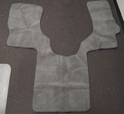 1999 2005 Ford Econoline E350 Front Floor Mat 1pc Charcoal Gray Carpet