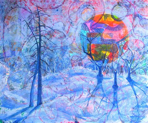 Solstice Painting By Rollin Kocsis