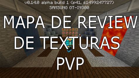 Mapa De Review De Texturas Pvp Minecraft Pe 0140 Youtube