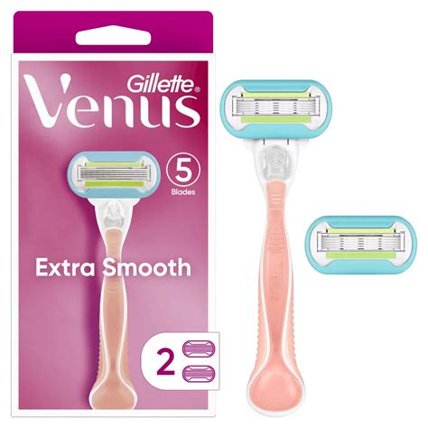 Gillette Venus Extra Smooth Pink Womens Razor With 2 Refills Shop