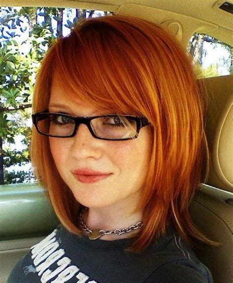 Medium Hairstyles With Bangs And Glasses Best Hairstyles