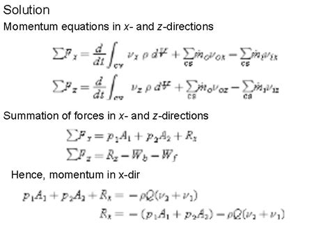 Fluid Mechanics Chapter 6 Momentum Equation Dr Amer