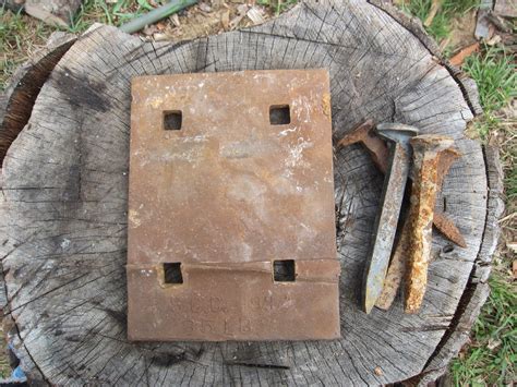 Track measures approximately 24 long. Forge of Echos!: Pounding Surface out of a Railroad Tie ...