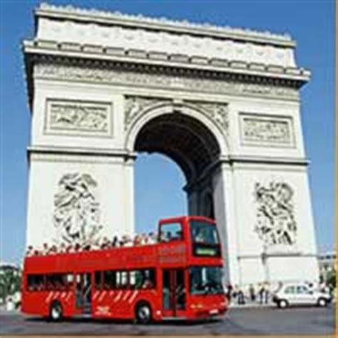 Paris Tourist Sightseeing Buses L Open Tour Les Cars Rouges Hop On Hop Off