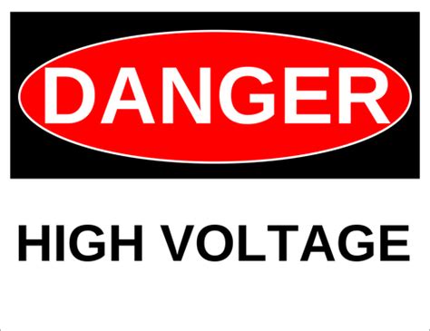 Danger High Voltage Label Label Templates Warning Labels Ol175