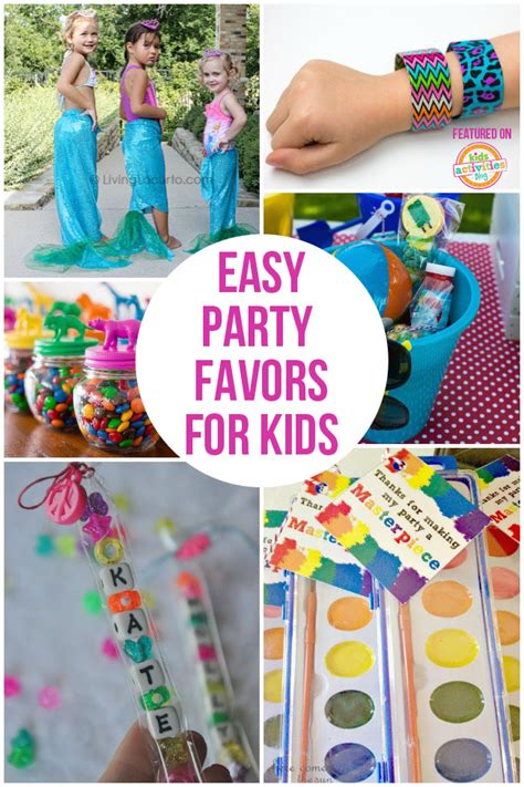 Send their friends home with goodie bags filled with toys, games, accessories, and more. Easy Birthday Party Favors