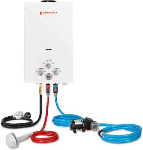 Tankless Water Heater Outdoor Camplux 264 Gpm Propane Water Heater