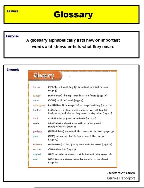 Glossary For Kids Free Images At Vector Clip