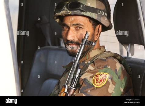 An Afghan Soldier Feyzabad Afghanistan Stock Photo Alamy