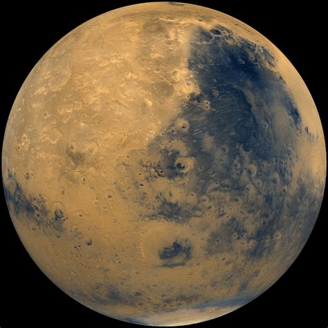 The composite photo features 1.8 billion pixels. Mars - Viking 1 Orbiter