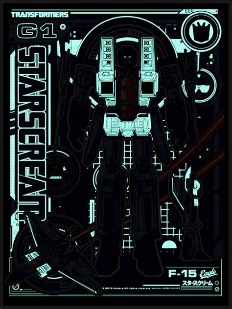 Starscream G1 On Behance Transformers Limited Edition Screen Prints