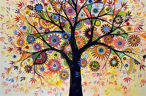 Abstract Tree Painting Life Giver Painting By Amy Giacomelli Fine