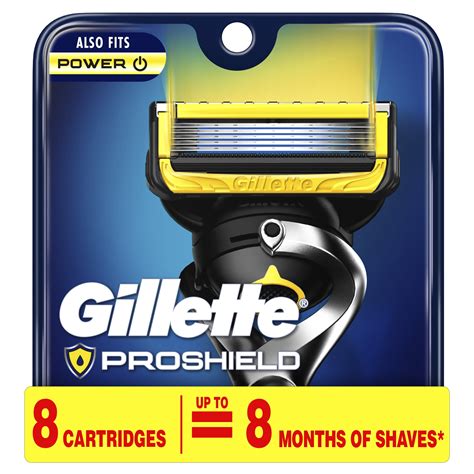Gillette Proglide Shield Mens Razor Blades 8 Blade Refills