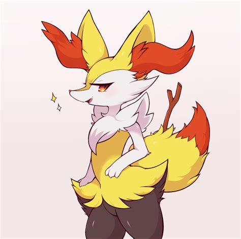 Liteee Its That Time To Draw Braixen Again Pokemon Drawings