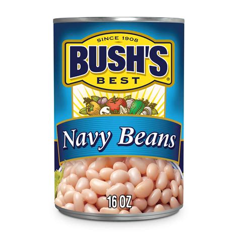 Bushs Navy Beans Plant Based Protein Canned Beans 16 Oz Walmart