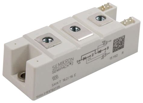 Skkt16216e Semikron Thyristor Module Semipack 2 Series Connected