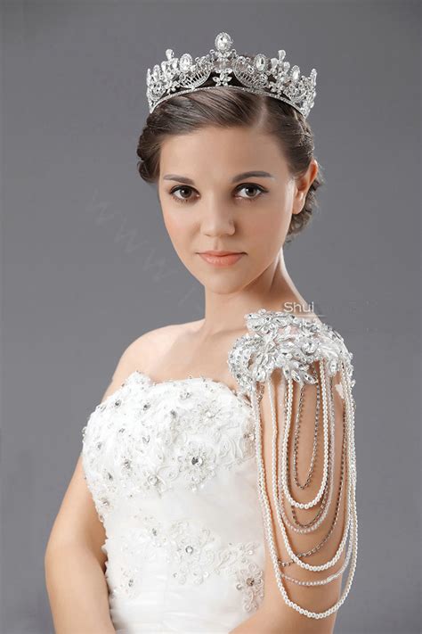 Buy Wholesale Elegant Wedding Jewelry Crystal Large Ring Flower Tiaras