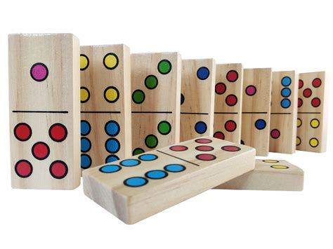 Buy Math Dominos For Kids Wooden Dominoes With Numbers Colored Dots