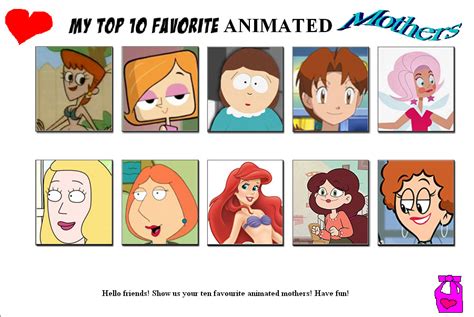 My Top Favorite Animated Mothers By C Makesstuff On Deviantart