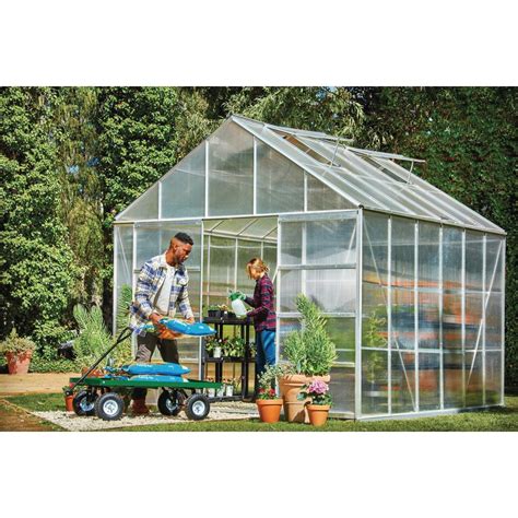 Garden Greenhouse 10 Ft X 12 Ft Greenhouse With 4 Vents