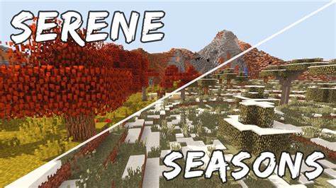 Serene Seasons Mod Season Comparisons Youtube