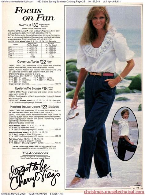1983 Sears Spring Summer Catalog Page 25 Christmas Catalogs